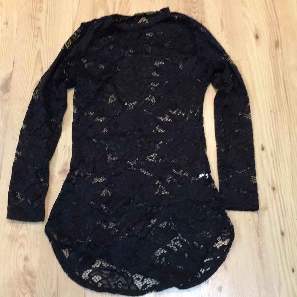 Floral lace fetish dress🖤